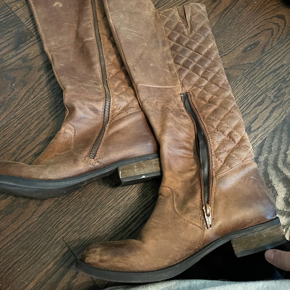 Brown Riding Boots Size 8